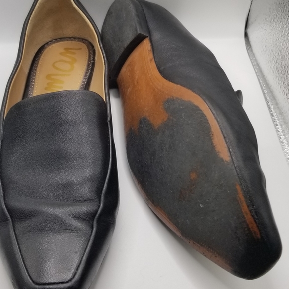 Sam Edelman Women's Black Emelie Square Toe Loafer  Size 8.5. - Picture 5 of 7